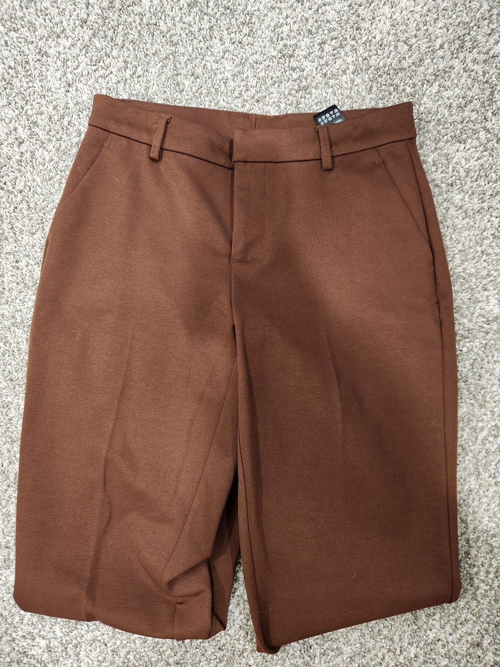 Brown Tailored Dress Pants